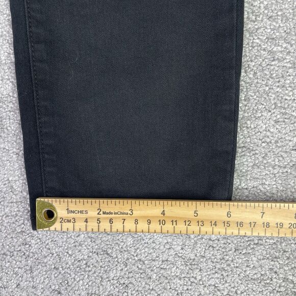 NYDJ Margot Girlfriend Jeans Black Size 10 Petite Lift Tuck Stretch - Picture 12 of 13